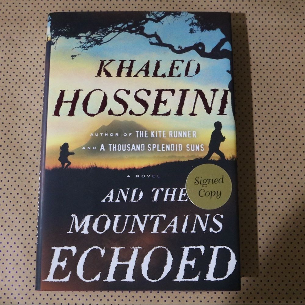 SIGNED Khaled Hosseini And the Mountains Echoed Book